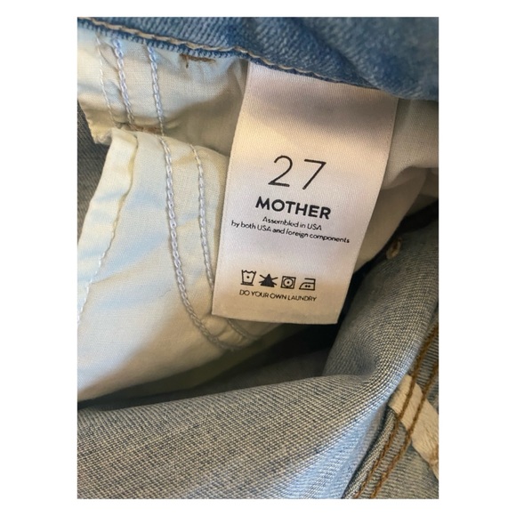 NWOT Anthropologie MOTHER The Hustler Ankle Fray In When In Rome  Size 27 - Picture 14 of 16